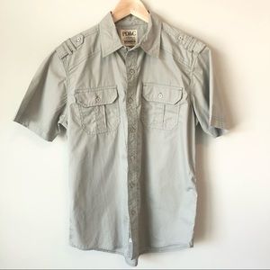 MENS PD&C Shirt Sleeve Button Down
